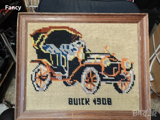 Гоблен с дървена рамка , снимка 4 - Гоблени - 47442027