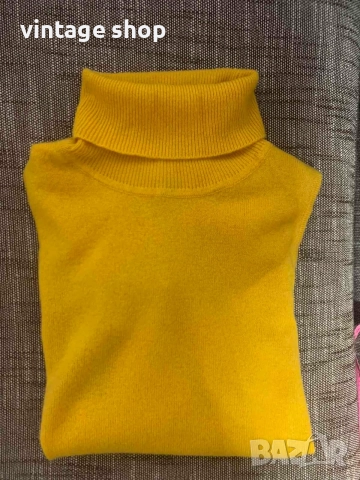 Дамско кашмирено поло без ръкави Authentik Cashmere, размер М, с етикет