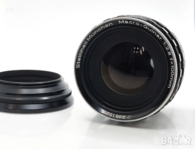 Steinheil München Macro-Quinar 100mm f2.8 m42, снимка 3 - Обективи и филтри - 51982349