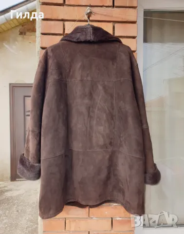 кожух Zaffer естествена кожа с косъм М наличен, снимка 2 - Палта, манта - 48802098