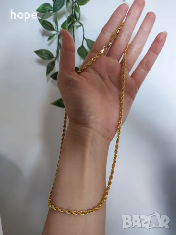 Нов златен синджир проба 585, снимка 1