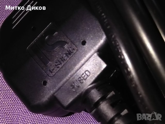 I sheng power cord захранващ кабел нов, снимка 3 - Кабели и адаптери - 44404374