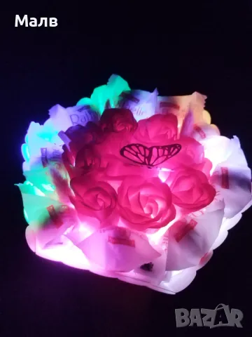 Букети с цветя и бонбони, снимка 4 - Други - 47910000