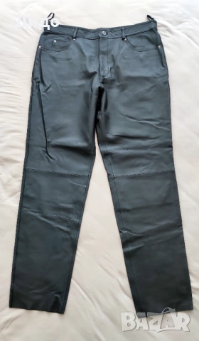 НОВ мъжки кожен панталон от естествена кожа JCC