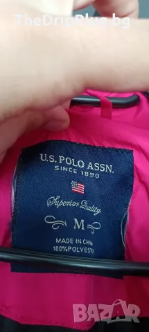 U.S.Polo assn дамски шушляков елек розов размер М , снимка 4 - Елеци - 56200786