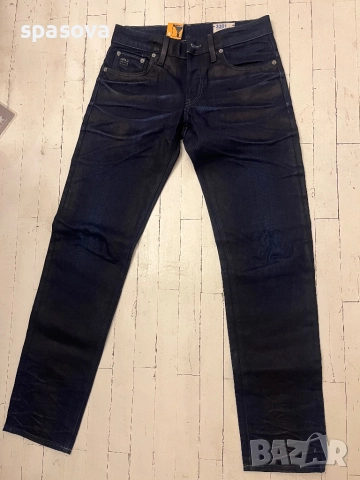 Фирмени дънки G-Star RAW размер 28/32 нови тъмно мини маслени