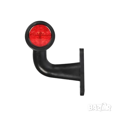 LED габарит рогче 8 LED под 90 градуса 140 mm 24V