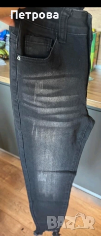 Дънки висока талия С размер , снимка 7 - Дънки - 52547650