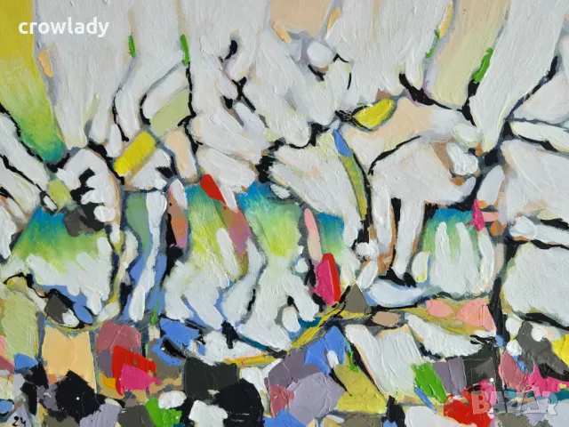 Иван Яхнаджиев Риба - Фагри 2024 година маслени бои №26, снимка 5 - Картини - 49250445