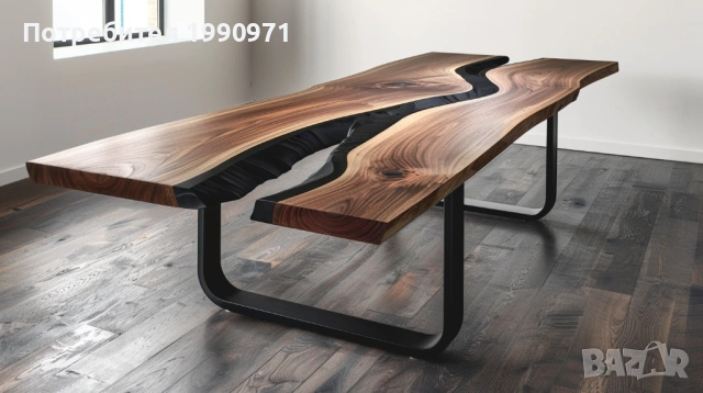 Уникална маса ръчна изработка по поръчка, снимка 7 - Маси - 53726675