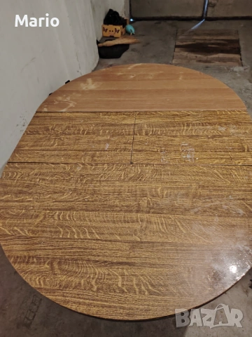 Кухненска маса с дървени крака , снимка 2 - Маси - 53329370