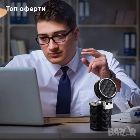 Пепелник за МПС с диод 6219