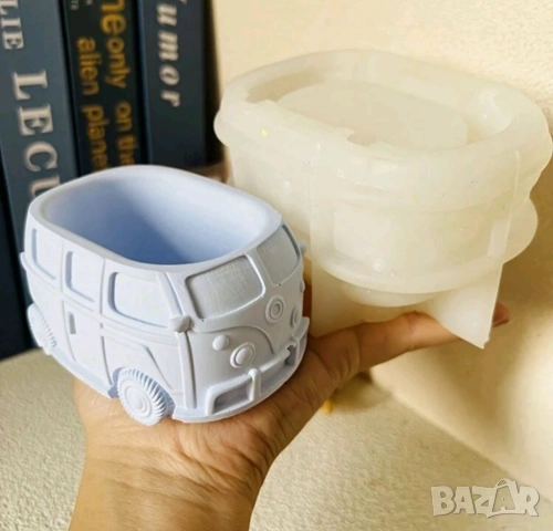 Молд кашпа кемпер, бус, снимка 7 - Форми - 53592432