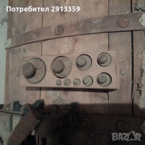 Ретро кантар с ретро тежести, снимка 2 - Други - 39518076