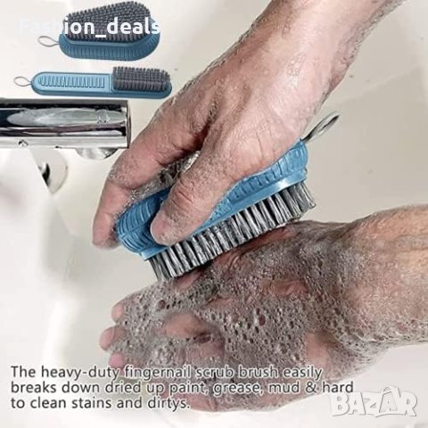 Нови 2 броя четки за почистване нокти на ръцете/Твърди влакна Подарък Поддръжка, снимка 7 - Други - 41449136