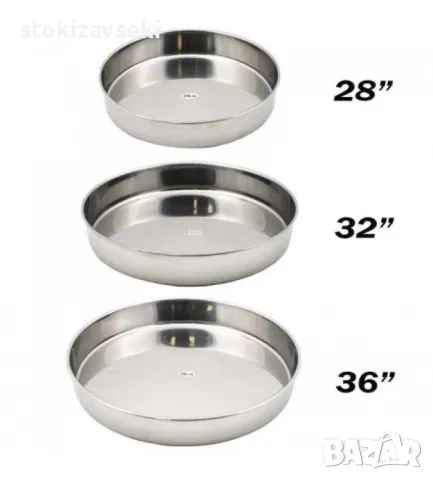 Комплект 3бр. кръгли тави за печене., снимка 1