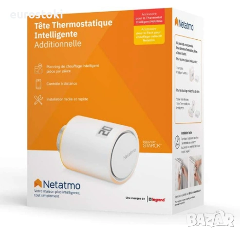 Смарт радиаторен вентил Netatmo, интелигентен радиаторен вентил за термостат Netatmo Smart Thermosta, снимка 2 - Радиатори - 53306883