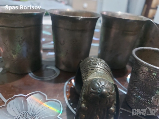 стари чаши сребърни , снимка 6 - Антикварни и старинни предмети - 53803173