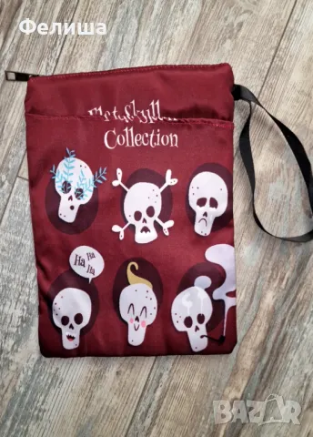 Нестандарна Щура Чантичка за Прибиране на Книга / Калъф за Книга с Цип и Джобче за принадлежности, снимка 4 - Художествена литература - 50185537