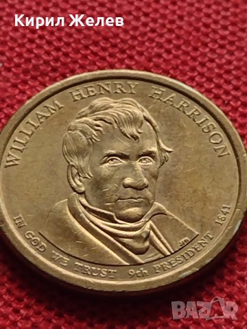 Възпоменателна монета WILLIAM HENRY HARRISON 9 президент на САЩ 1841г. за КОЛЕКЦИЯ 38036