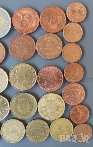 Лот Евро монети - 2, снимка 3 - Нумизматика и бонистика - 53652554