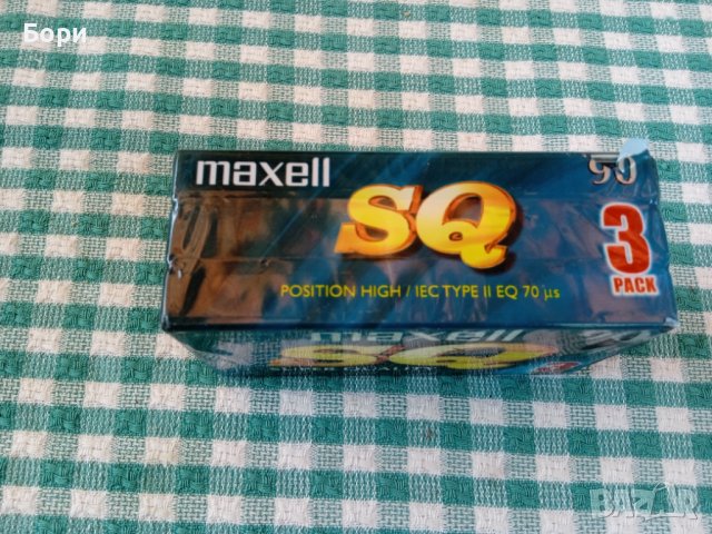 maxell 90 нови аудио касети, снимка 2 - Аудио касети - 41474016