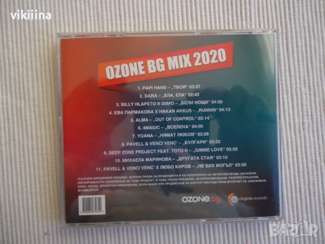 Ozone BG mix 2020, снимка 2 - CD дискове - 52712837