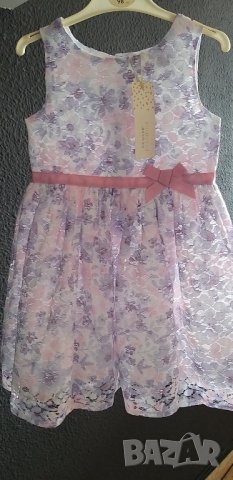 Официална рокля с дантела, снимка 3 - Детски рокли и поли - 34072897