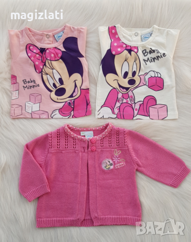 Блуза дънки и жилетка Мини Маус 0-3 месеца, снимка 11 - Комплекти за бебе - 36276904
