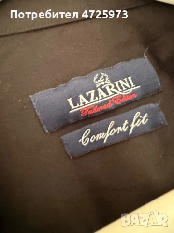Запазена риза р-р 4XL  - LAZARINI, снимка 2 - Ризи - 53482723