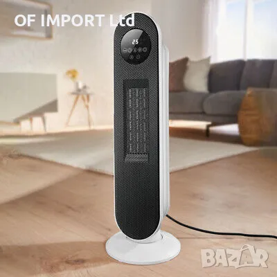 Керамична Печка Тип Кула с LED дисплей, таймер и дистанционно SILVERCREST 2000W 2 в 1