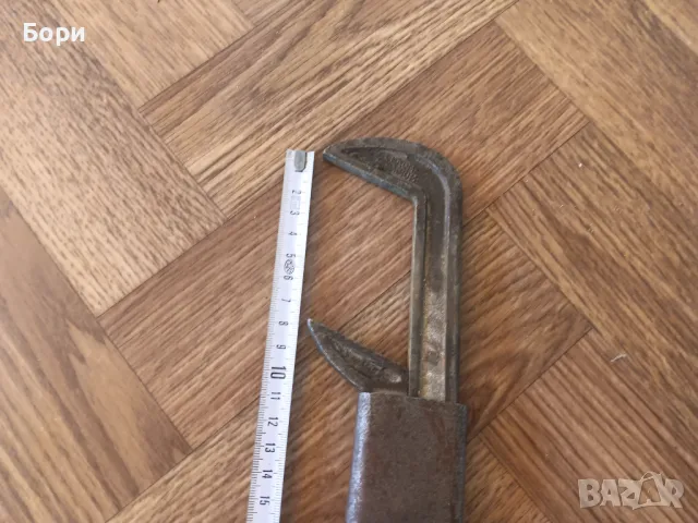 Стар раздвижен ключ, снимка 3 - Ключове - 47498294
