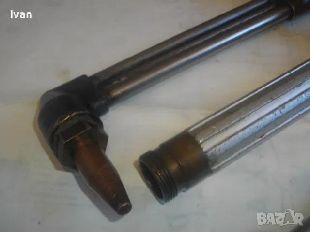 X21 ПРОФЕСИОНАЛЕН ОКСИЖЕНЕН РЕЗАК РЕЗАЧ ГАЗО-КИСЛОРОДНО-АЦЕТИЛЕНОВО РЯЗАНЕ ЗАВАРЯВАНЕ СПОЯВАНЕ 53см, снимка 10 - Други инструменти - 47939282