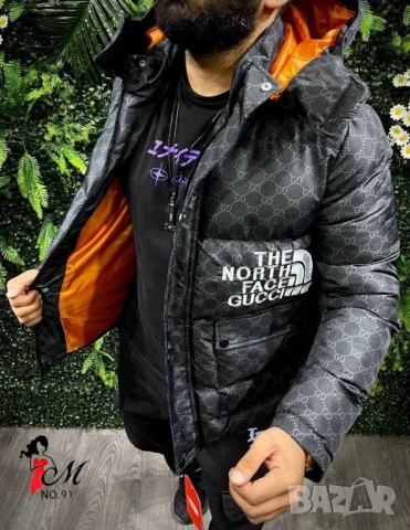 мъжко яке the north face gucci , снимка 6 - Якета - 51394637