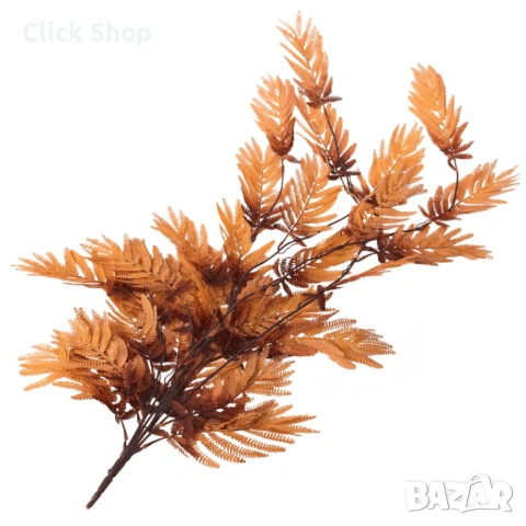 Изкуствена клонка в оранжев цвят, 110 см, снимка 2 - Други стоки за дома - 53624615