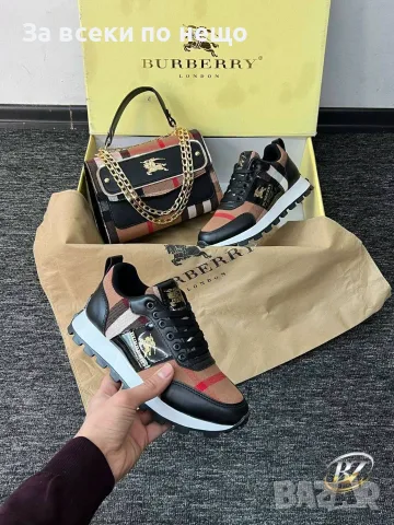 Burberry Дамски Маратонки👟Дамски Спортни Обувки Бърбъри - 2 Цвята Код SEM-670, снимка 2 - Маратонки - 55946772