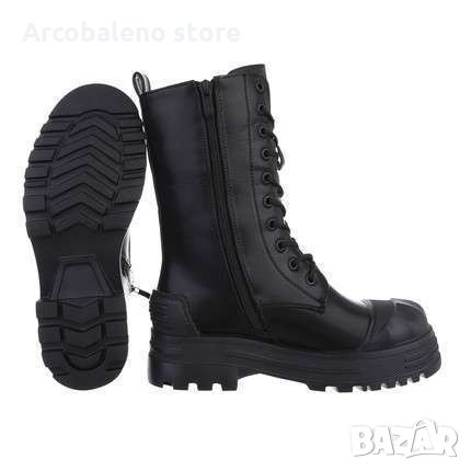 Дамски боти с връзки, 3цвята , снимка 6 - Дамски боти - 34587799