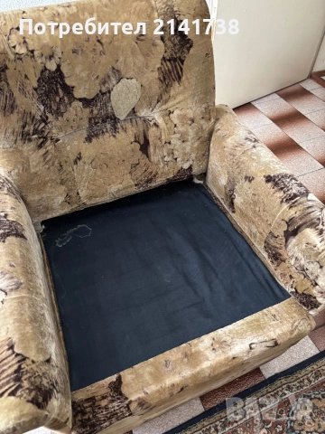 Малка холна гарнитура, снимка 5 - Дивани и мека мебел - 52926218