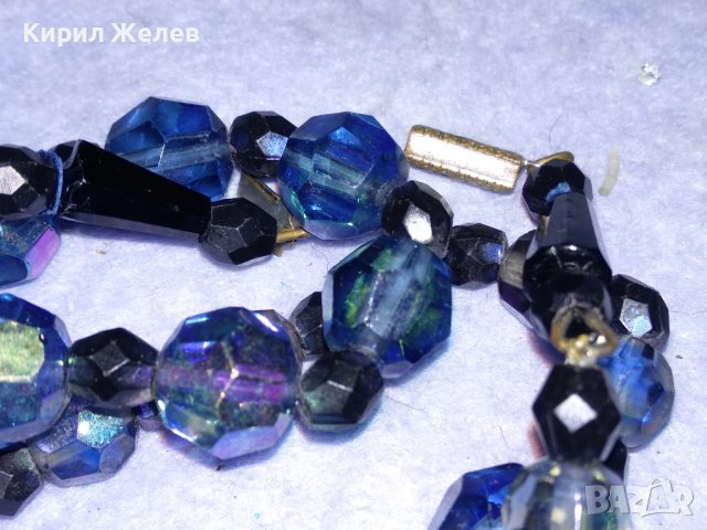 СТАРО АР ДЕКО РЕТРО КОЛИЕ ОГЪРЛИЦА ФАСЕТИРАН БОХЕМСКИ КРИСТАЛ МАЙСТОРСКА РЪЧНА ИЗРАБОТКА 75181, снимка 15 - Антикварни и старинни предмети - 41838657