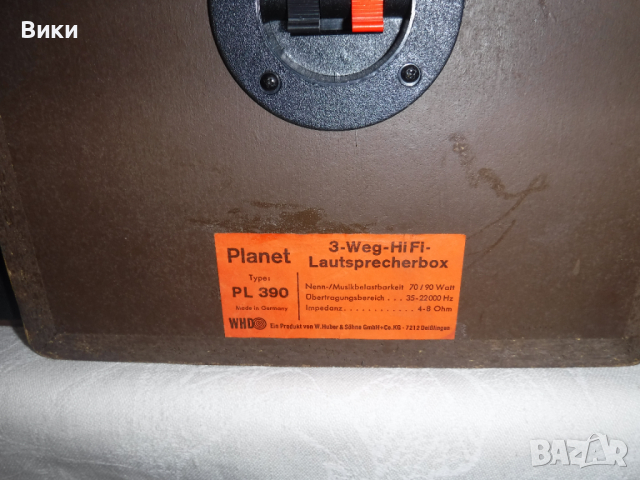 WHD - Planet PL 390, снимка 6 - Тонколони - 36338876