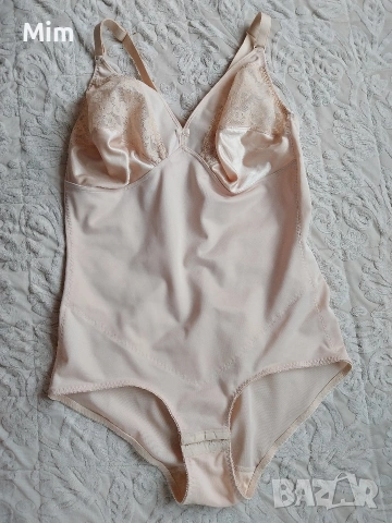 100 D Еластично моделиращо боди в цвят шампанско , снимка 5 - Бельо - 53461503