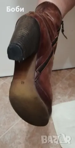 Дамски боти естествена кожа, снимка 2 - Дамски боти - 48454689