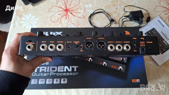 NUX TRIDENT Процесор за китара, снимка 4 - Китари - 53506012