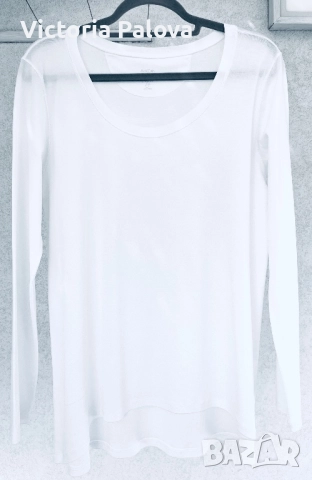 Луксозна бяла блуза MARC CAIN object for love , снимка 15 - Блузи с дълъг ръкав и пуловери - 52979307