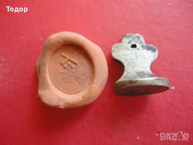 Офицерски артилерийски бронзов печат 6, снимка 6 - Колекции - 40164769