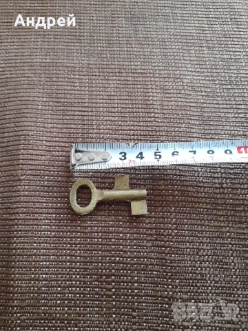 Стар метален ключ #20, снимка 2 - Колекции - 52630238