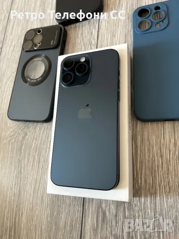 Iphone 15 Pro Max  Айфон Blue Titanium, снимка 5 - Apple iPhone - 48448008