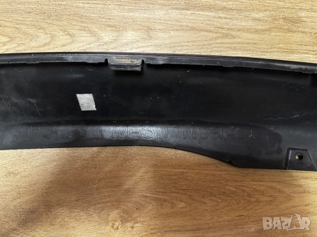 Добавка задна броня дифузиор BMW F30 340, 335 черен лак ОЕМ, снимка 4 - Части - 53278215
