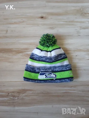 Оригинална зимна шапка New Era x Seattle Seahawks NFL