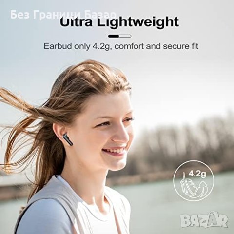 Нови Bluetooth 5.3 Безжични Слушалки S2 - Мощен Бас, AI Шумопотискане, снимка 6 - Bluetooth слушалки - 44179893